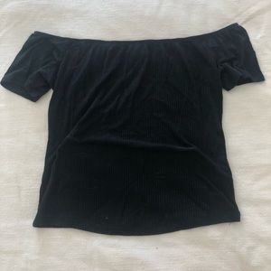 Target off the shoulder/ crop top